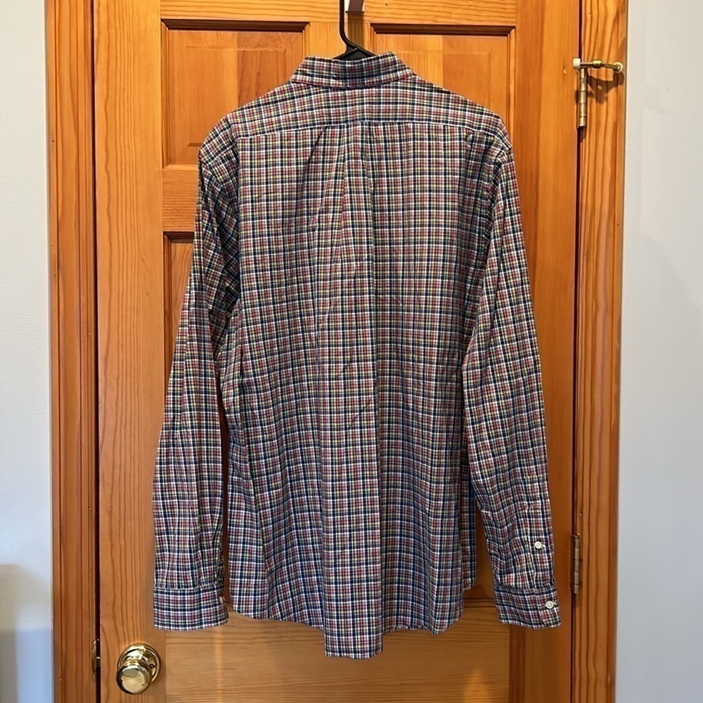 Ralph Lauren Custom Fit Long Sleeve Multicolored Plaid Button-Down Size XL - Picture 3 of 4